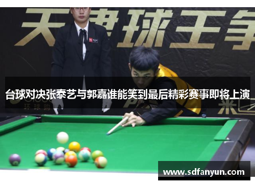台球对决张泰艺与郭嘉谁能笑到最后精彩赛事即将上演